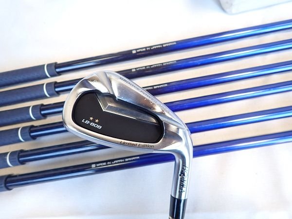 【中古】ホンマ LB-808 Limited Edition アイアン LB-2000 AQ8 EPT-tech 48 2S 7本 SR