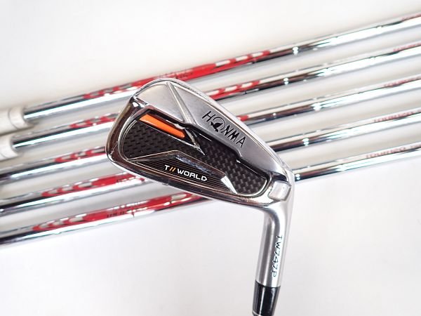 【中古】ホンマ ツアーワールド TW747P アイアン MODUS3 TOUR120 リシャフト 6本 X