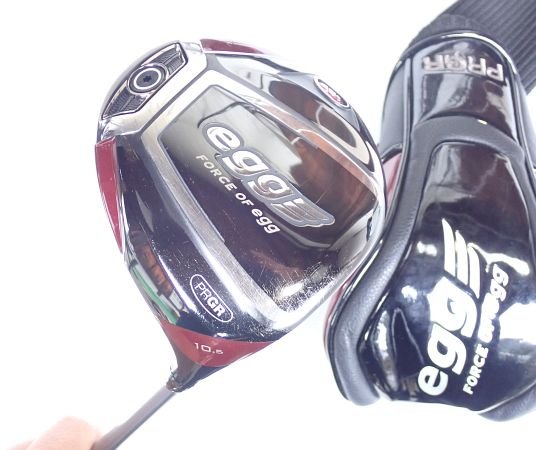 【中古】労働者階級歯車 17 赤 egg １番ウッド 炭素 10.5度 S