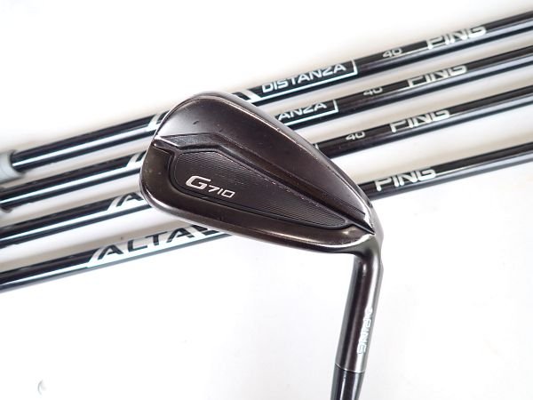 【中古】いの一番 G710 アイアン ALTA DISTANZA BLACK 40 5本 日本遣りかた 白いこと