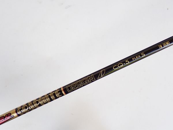 【中古】グラファイトデザイン テーラーメイド スリーブ付 ツアーAD CQ5 S 5w用｜ティーエス アウトレット館