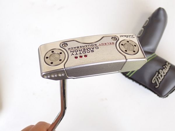 【中古】スコッティ・キャメロン 2018 選りわける 真四角うしろ側 パター 34in