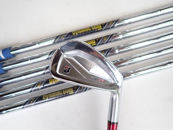 【中古】ブリヂストン 241CB アイアン Dynamic Gold MID 115 リシャフト 6本 S200