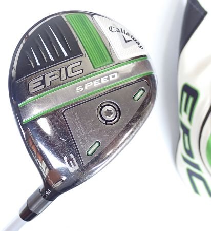 【中古】キャロウェイ EPIC SPEED フェアウェイウッド Speeder EVOLUTION 7 Fw 3w 15度 50/S 日本遣りくち