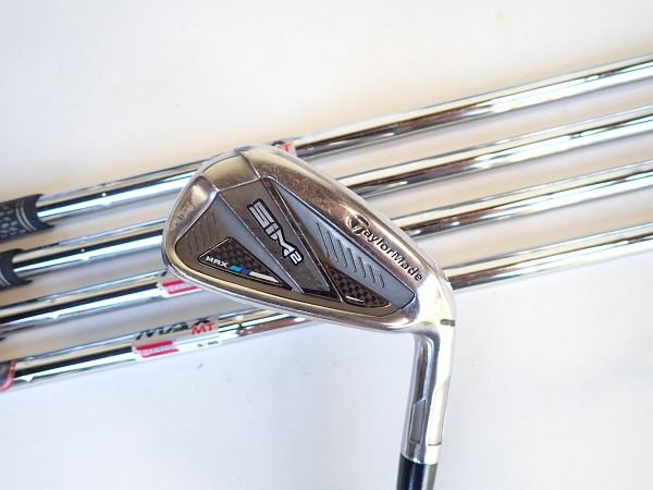 【中古】仕立て屋お手伝いさん SIM2 MAX アイアン KBS MAX MT85 JP 5本 S 日本遣りかた