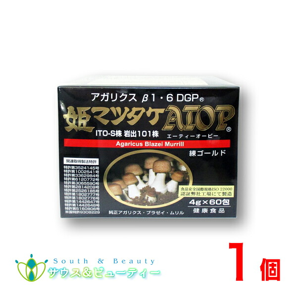 姫マツタケATOP 練ゴールド 4g 60包1個\u003cBR\u003e練りペースト剤豪然たる思わしい食料雑貨類\u003cBR\u003e アガリクス茸-サプリメント