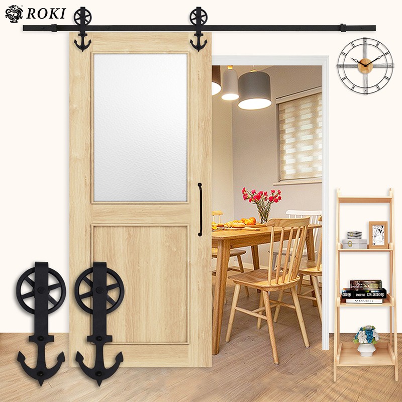 It Is Hanging Hanging Door Hanging Car Pulley Room Indoor Interior Bedroom Restroom Storing Partitioning Warehouse Diy In Barndoor Roki Room Door