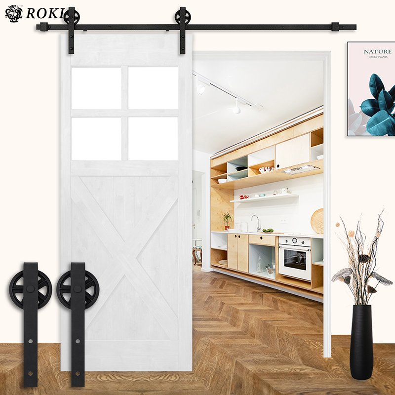 It Is Hanging Hanging Door Hanging Car Pulley Room Indoor Interior Bedroom Storing Partitioning Warehouse Diy In Barndoor Roki Room Door Single