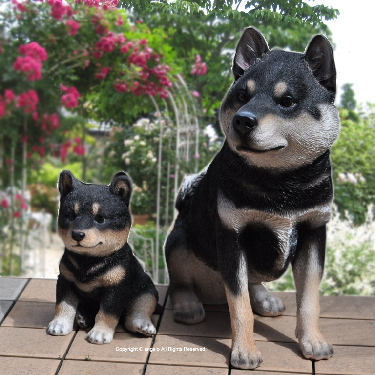 クロ柴犬 親子2個一式一揃えお庭前や門戸柴犬しば回し者くろしば送料無料 ガーデニング ガーデン 雑貨 飾付け 乙 拵え おうちひと時 成年者素適雑貨 Marchesoni Com Br