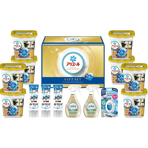 P&G アリエｰルジェルボｰル プレミアムバラエティギフトセット［PGPV-100EB］ 8,580円