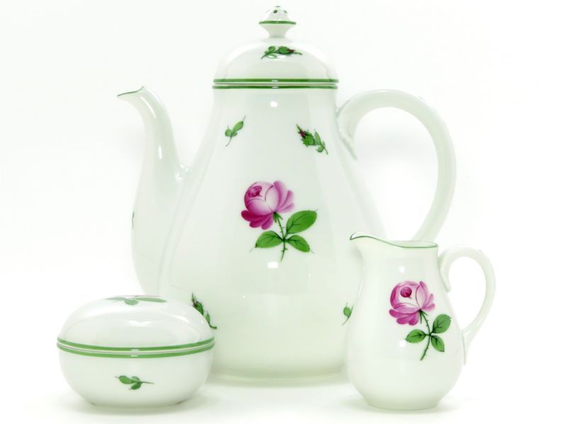 楽天市場】アウガルテン AUGARTEN ウィンナーローズ ポット＆シュガー  