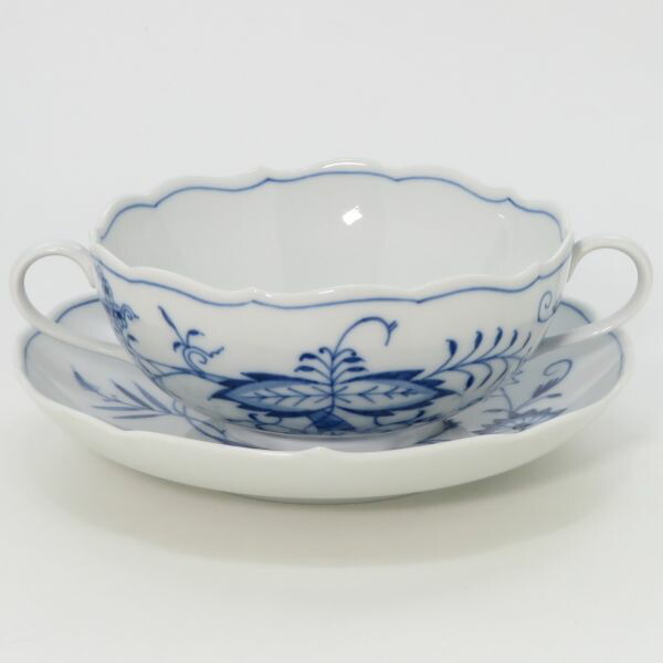 マイセン カップ＆ソーサー■ブルーオニオン スープC&S 洋食器 1客 Meissen 1級品 4 21,735円