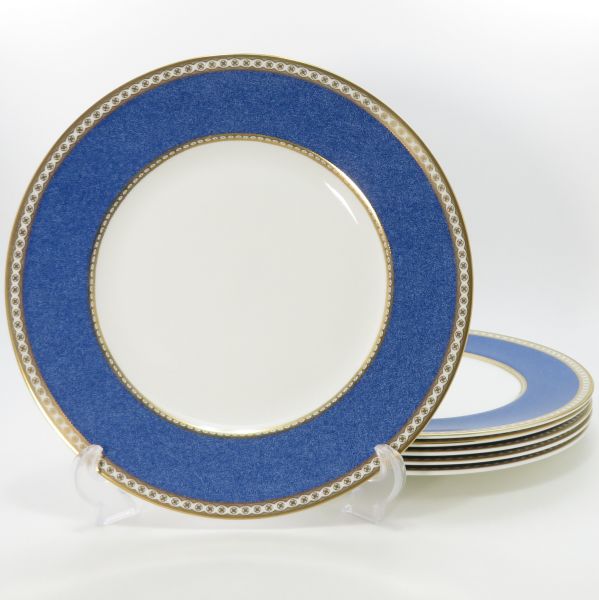 ウェッジウッド プレート■ユーランダー パウダーブルー ディナープレート 6枚セット WEDGWOOD 洋食器 27.5cm 大皿 1級品