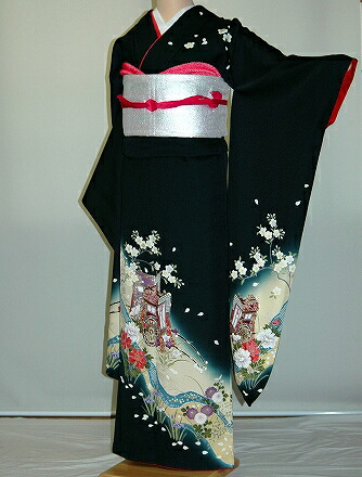 【レンタル】振袖レンタル【青・青紫・緑系】【RS716】標準/L寸/7号/9号/11号/13号 冬春キャンペーン|かしいしょうプラザ大きい留袖振袖