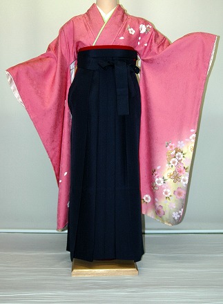 【レンタル】振袖、袴(はかま)レンタル【赤・ピンク・赤紫系】【HF305】標準/小柄/S寸/M寸/7号/9号/11号/13号/冬春キャンペーン