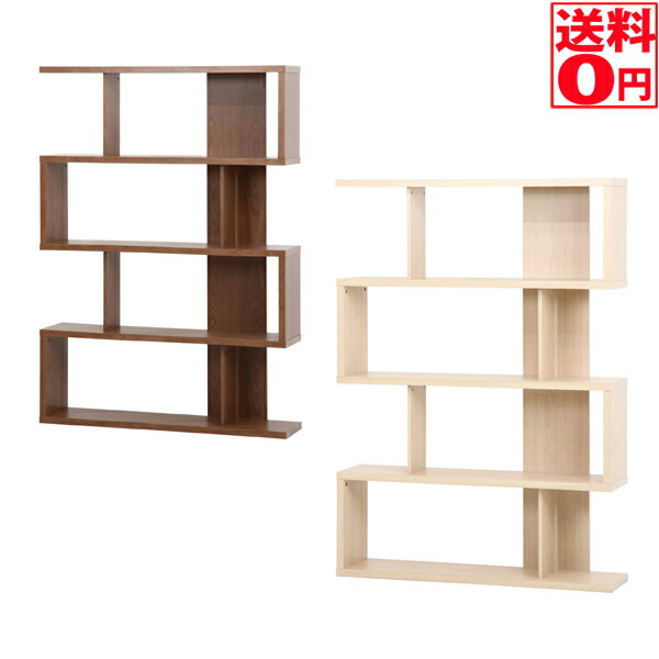 【貨物輸送無料】 Ｓ型ディスプレイシェルフ（Ｈ２４３９） MBR/WS