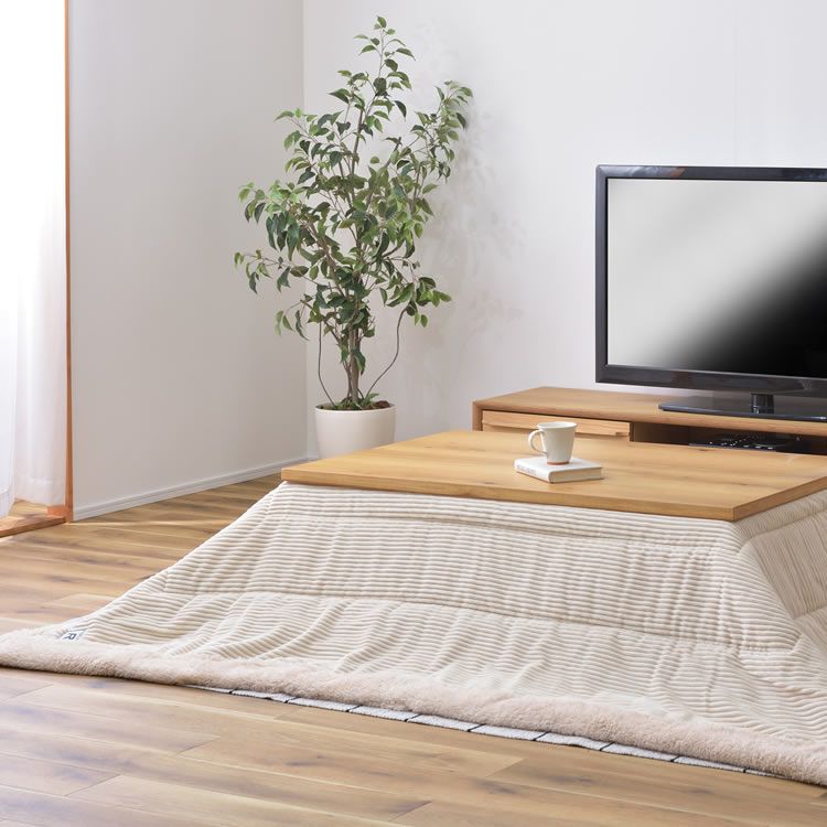 薄掛けコタツ布団 長方形 190×230cm ( 薄掛け布団 上掛け おしゃれ 掛け布団 北欧 こたつ掛布団 カーキ ネイビー ベージュ グレー 無柄 シンプル )