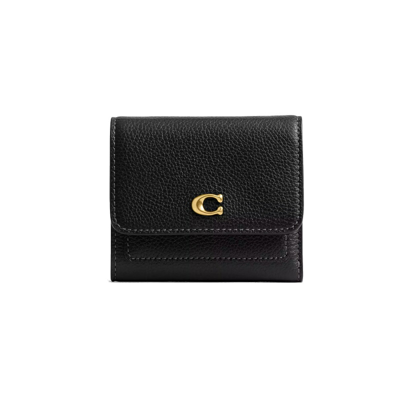 コーチ 財布 レディース ミラ スモール フラップ ウォレット CAO13 B4BK b4/black ブラック 三つ折り財布 COACH