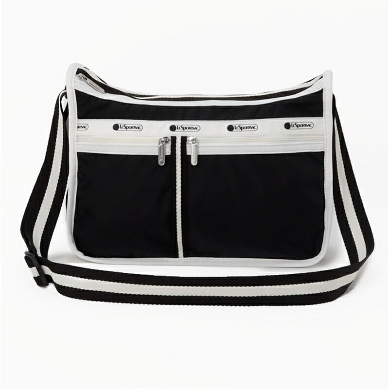 レスポートサック ショルダーバッグ デラックス エブリデイ バッグ 7507-E849 SPECTATOR BLACK Lesportsac DELUXE EVERYDAY BAG レディース メンズ ユニセックス 肩掛け 斜め掛け 軽量｜インターナショナルモードGOSH 14,130円