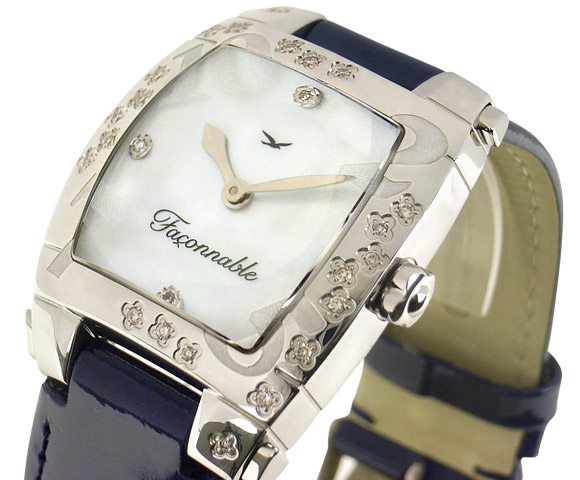 【楽天市場】ワケあり アウトレット Faconnableファソナブル ドームクローバーダイヤ Lady's 腕時計 FDOCLD3替ベルト付属