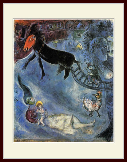 楽天市場】シャガール・「ロシアとロバとその他のものに」 : グーピル