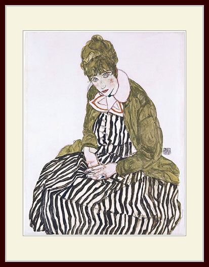 楽天市場】エゴンシーレ・[哀しみの女] : グーピルギャラリー