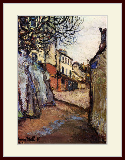 楽天市場】ユトリロ・「モンマルトルの風車」 : グーピルギャラリー