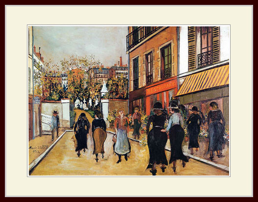 楽天市場】ユトリロ・「モンマルトルの風車」 : グーピルギャラリー