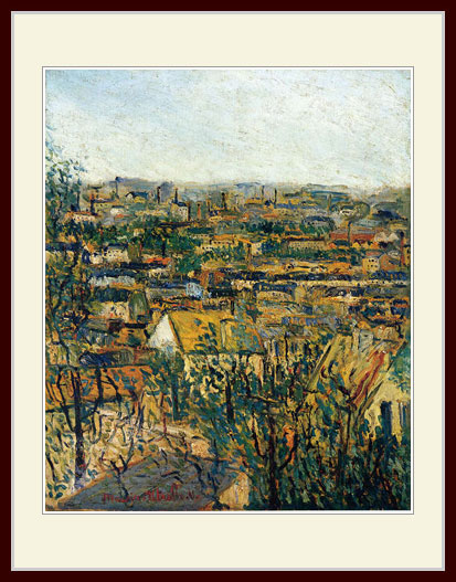 楽天市場】ユトリロ・「モンマルトルの風車」 : グーピルギャラリー