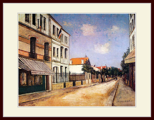 楽天市場】ユトリロ・「モン=スニ街」 : グーピルギャラリー