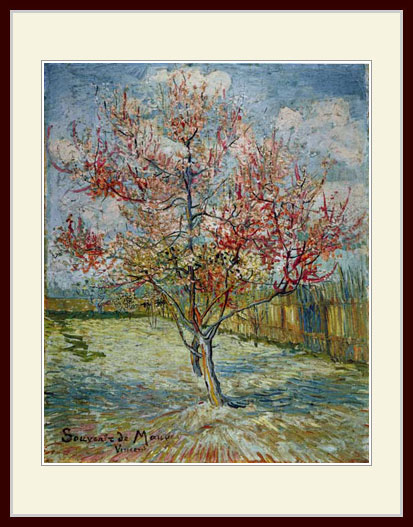 アルル近郊の花畑　絵画　インテリア　アート　美術　ゴッホ 工芸画 世界の名画 ゴッホ「アルル近郊の花畑」