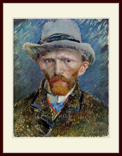 楽天市場】ゴッホ・[パイプをくわえた自画像] : グーピルギャラリー