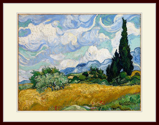 アルル近郊の花畑　絵画　インテリア　アート　美術　ゴッホ Amazon.co.jp: フィンセント・ファン・ゴッホのポスター《アルル