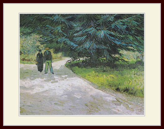 フィンセント・ファン・ゴッホ 油彩画　サン＝レミの療養院の庭　ミニ複製画 Amazon.co.jp: ゴッホ 「サン=レミの療養院の庭」 印刷 ポスター