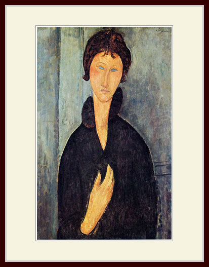 楽天市場】モディリアーニ・「黒いネクタイをした女」 : グーピル