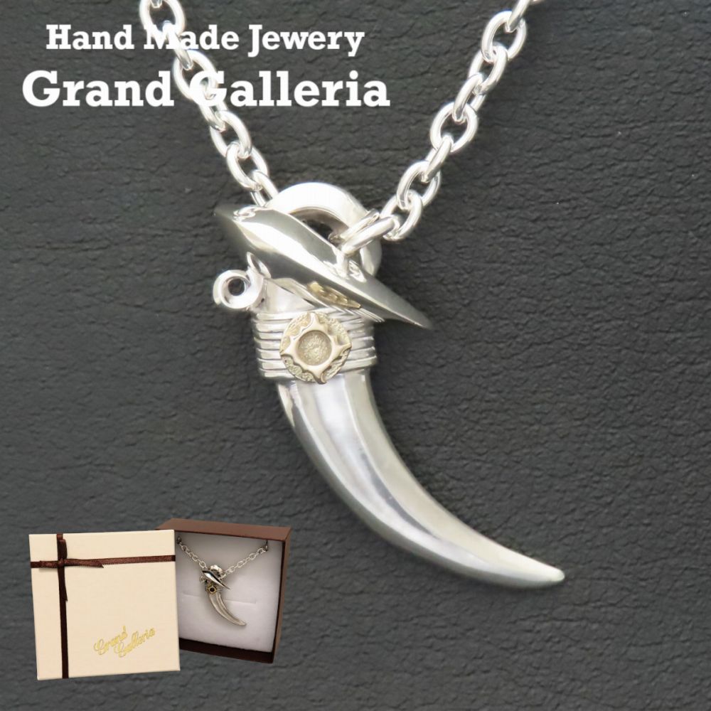 楽天市場】イーグルクローネックレス シルバー925 × K18YG 【刻印無料