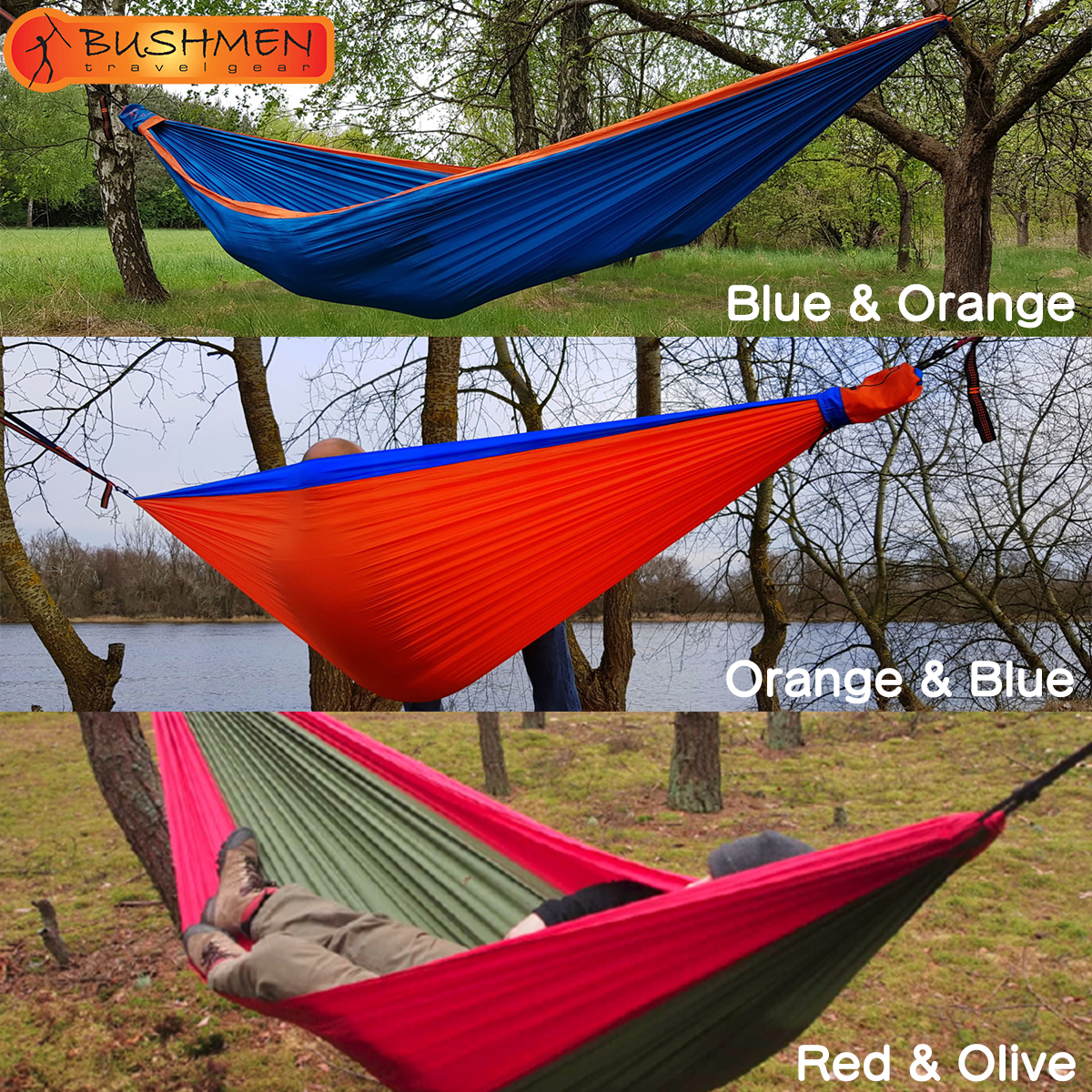 楽天市場 Bushmen Travel Gear ブッシュメン 軽量 屋外用 ハンモック Hammock Zen With Carabiners カラビナ 2個付 速乾 完全防水 耐荷重 0kg パラシュート トラベルギア ブッシュマン テント 自然派 キャンプ アウトドア Greenfield