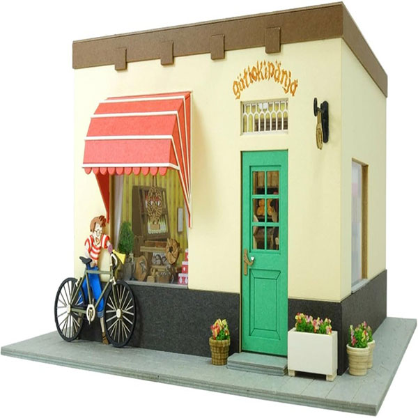 魔女の宅急便 みにちゅあーとキット キキの働くグーチョキパン店 ＜MK07-46＞　スタジオジブリ/セット/模型/ペーパークラフト/さんけい/sankei/ジオラマキット/ギフト/プレゼント/おしゃれ/インテリア/工作/