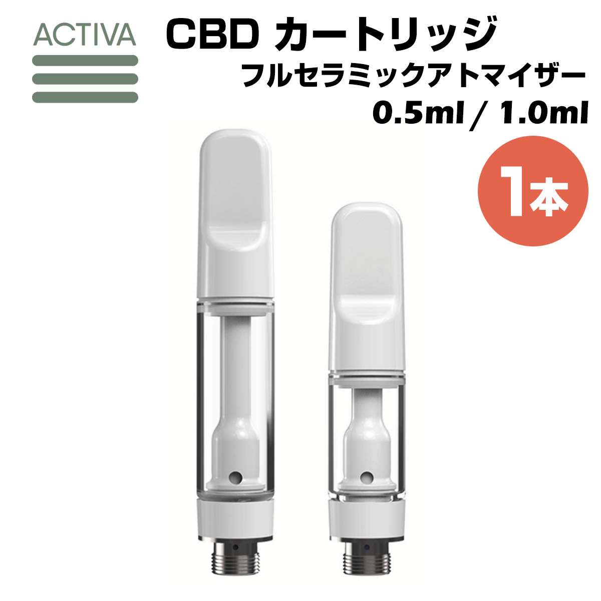 フルガラスアトマイザー　1ml　100本（予備2本） Amazon | ブリックスCHO フルガラス 1.0ml シルバーカラー