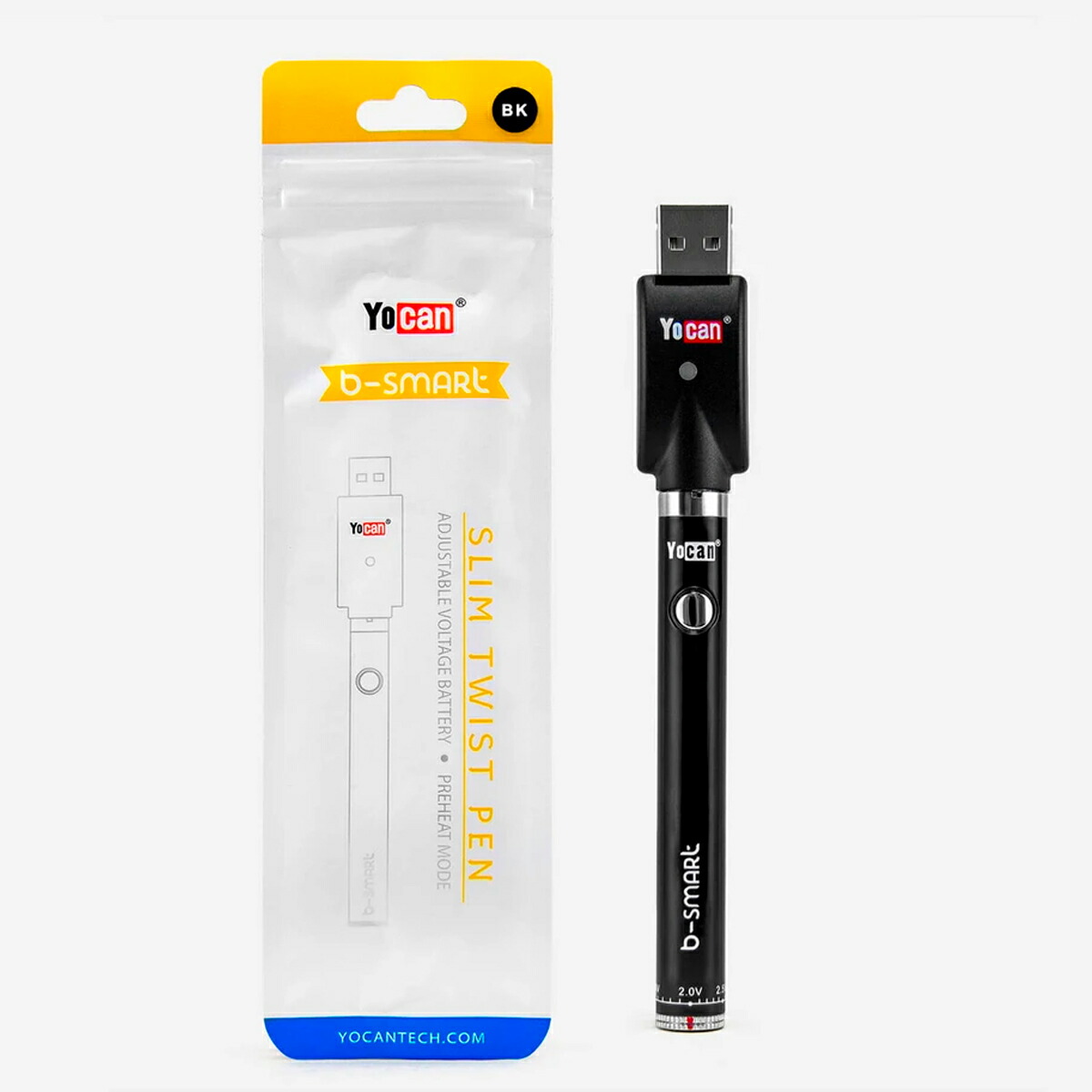 【楽天市場】Yocan BSmart VV Battery 320mAh 510規格 スレッド ペン型 低電圧 バッテリー モッド 電子