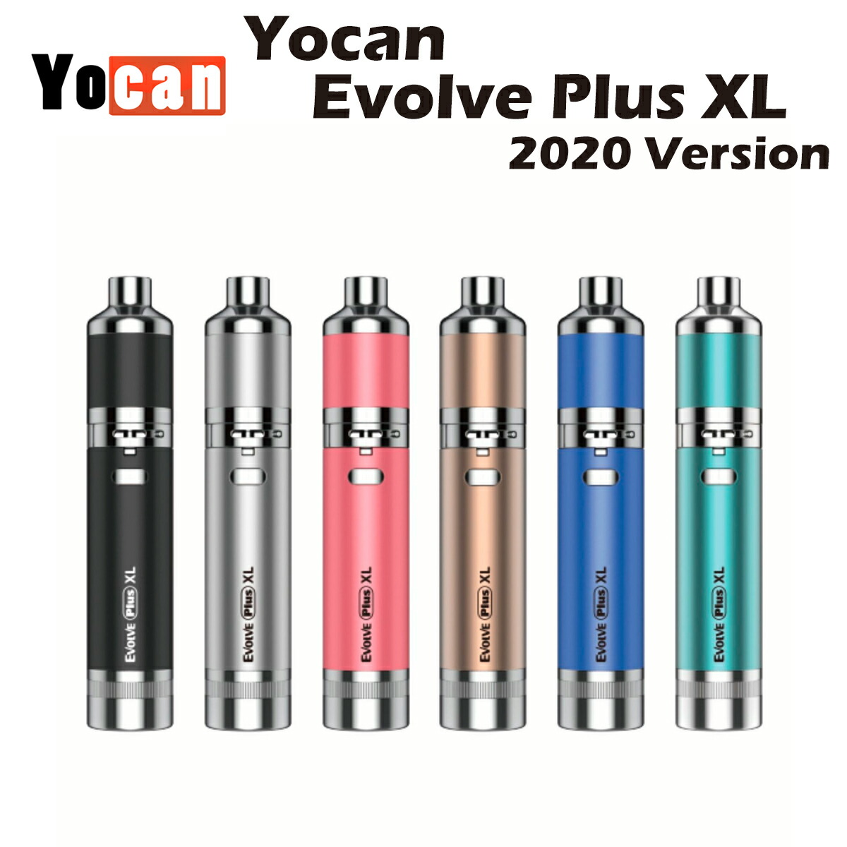 【エントリーでP2倍】 Yocan Evolve Plus XL 2020 Version ワックス専用ヴェポライザー パウダー ユーキャン エボルブ プラス ワックス ハシシ ベポライザー 電子タバコ 510規格 ベイプ 本体 thcフリー cbd cbn cbg wax vape