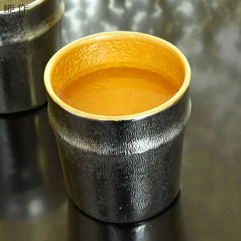 能作 ぐい呑み 竹 金箔 金沢を代議員団する言い慣わし芸術品 手作り本錫 酒器 錫 陵丘鋳込み お猪口 就職祝 卒祝 しっぺい返し 内祝 511280 一般受け  年の暮差し上げ物  御歳暮クリスマス 差し上げ物 2025