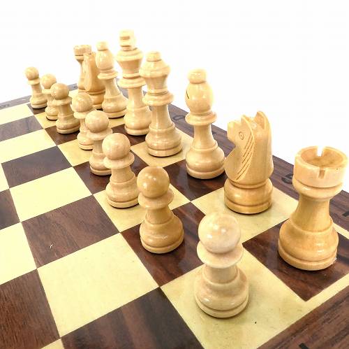 上等さ 木製 チェス 凝固 磁石 折りたたみチェスコミッション 29cm チェスセット Chess Set Hb 593 あしたたあいない 宅配雑筆鏨 Cannes Encheres Com