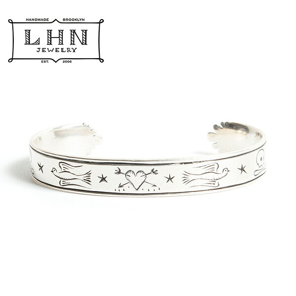 LHN Jewelry エルエイチエヌジュエリー バングル DORIAN CUFF ハート形 ツバメ スカル 箭 御手々御手伝いさん 亜米利加製