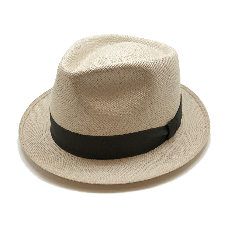 Fujihat ハット エクアドル産 本パナマ100 中折れハット 大きい ハット ナチュラル帽子 大きい サイズ 日本製 ハット メンズ 春 夏 パナマ おしゃれ こだわり ラッピング 送料無料 ギフト プレゼント Hatblock本格派のためのパナマ100 中折れハット