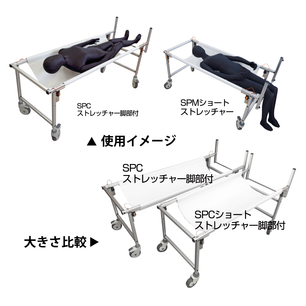 サポートデスク ストレッチャー 白 災害 対策 コロナ対策 避難用具