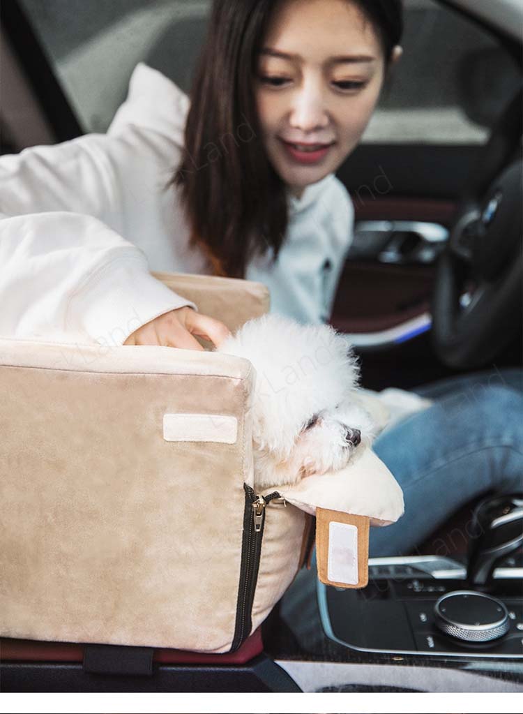 ペット用品 ペットベッド 車 犬用 猫用 ドライブボックス 小型犬 猫 小型ペット 安全ベルト 飛び出し防止 肘掛け 持ち運び かーベッド アームレスト ペットキャリーバッグ 折りたたみ 洗える 洗濯可 ペットキャリー ペットボック Solga Sowa Pl