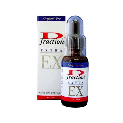 【グリフロンプロ・Ｄ－フラクションＥＸ】（約30ml／約820滴入り口・入口）「好ましいのマイタケから特に反応性力を高めた形で抽き出しされたβ-Ｄ-グルカン・タンパク練りあわせる体」