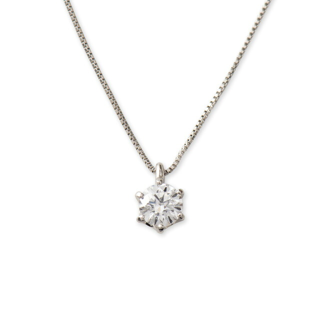 【新生活SALE】ネックレス レディース Pt900/Pt850 プラチナ ダイヤモンド 0.30ct 一粒 ダイヤ 6本爪 ファッション ジュエリー ペンダント【送料無料】【SS5】【在庫あり】【ラッピング袋無料】【メッセージカード無料】【新生活 卒業 入学 入社 ギフト プレゼント】