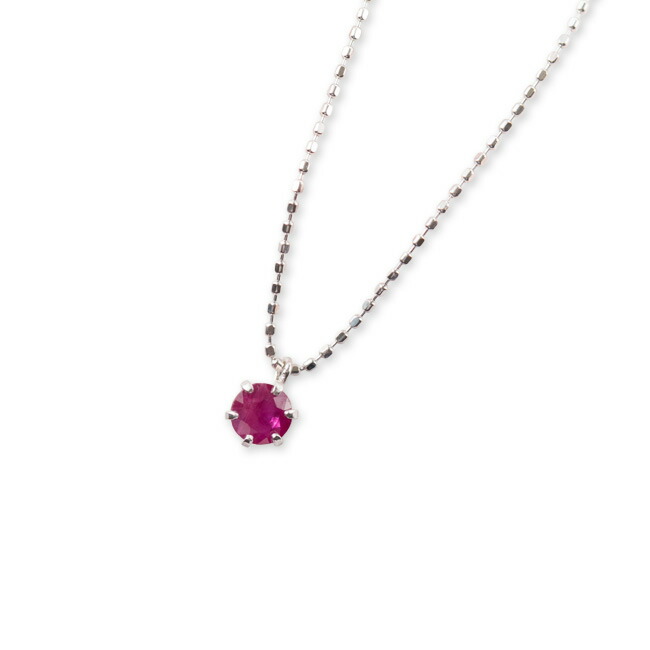【新生活SALE】ネックレス レディース K18WG ホワイトゴールド ルビー ファッション ジュエリー ペンダント MA300170【送料無料】【SS5】【新生活 ギフト プレゼント】【在庫あり】【ラッピング袋無料】【メッセージカード無料】